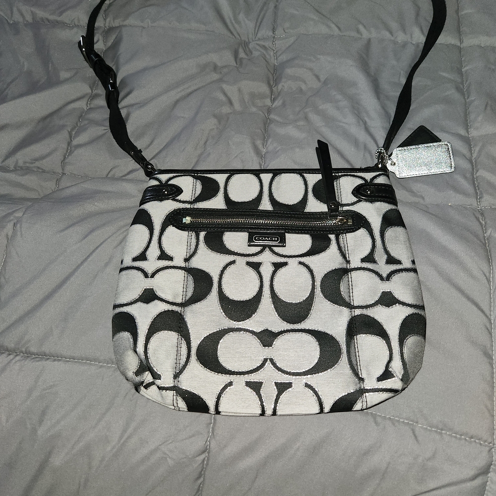 Coach Black and Gray Women's Bag